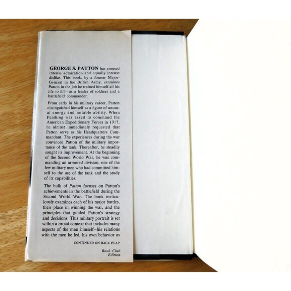 Patton A Study In Command By H. Essame 1974 Hardcover Jacket Book Club Edition - Picture 3 of 11